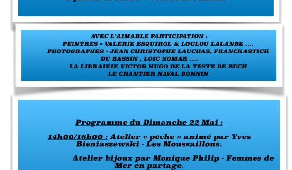 Les journées du Patrimoine Maritime à la Pointe de l'Aiguillon 2022